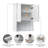 Fumio 8.3"D x 23.62"W x 29.53"H Wall Mounted Bathroom Cabinet