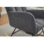 Chaise berçante moderne, fauteuil oscillant rembourré-12685869