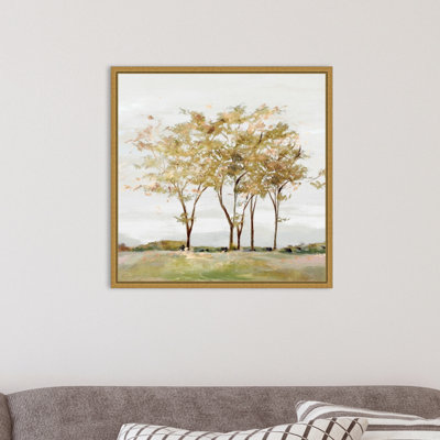 " Golden Acre Wood (Trees) " by Isabelle Z Painting Print