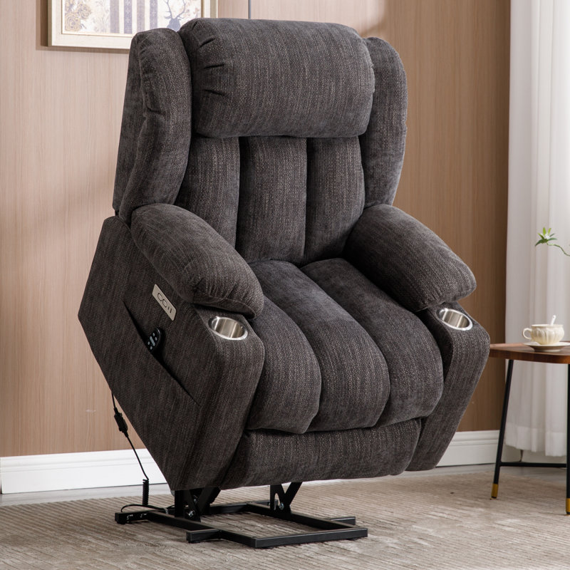 Biggins Power Massage Lift Recliner Chair, Gray