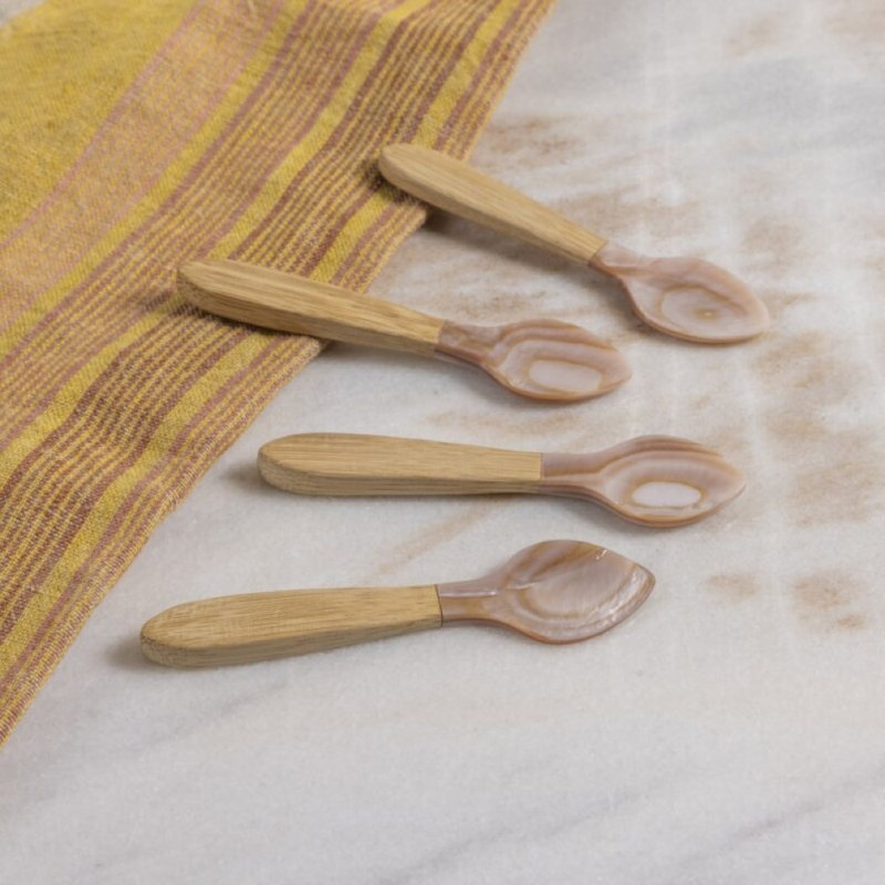 Serin Shell Large Spoons, Set of 4