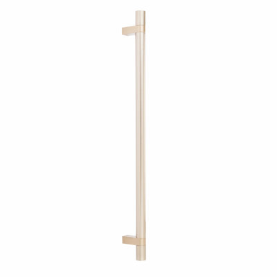 Emtek Select Appliance Pull 18" Center-to-Center w/ Rectangular Bar Stem & Smooth Pull