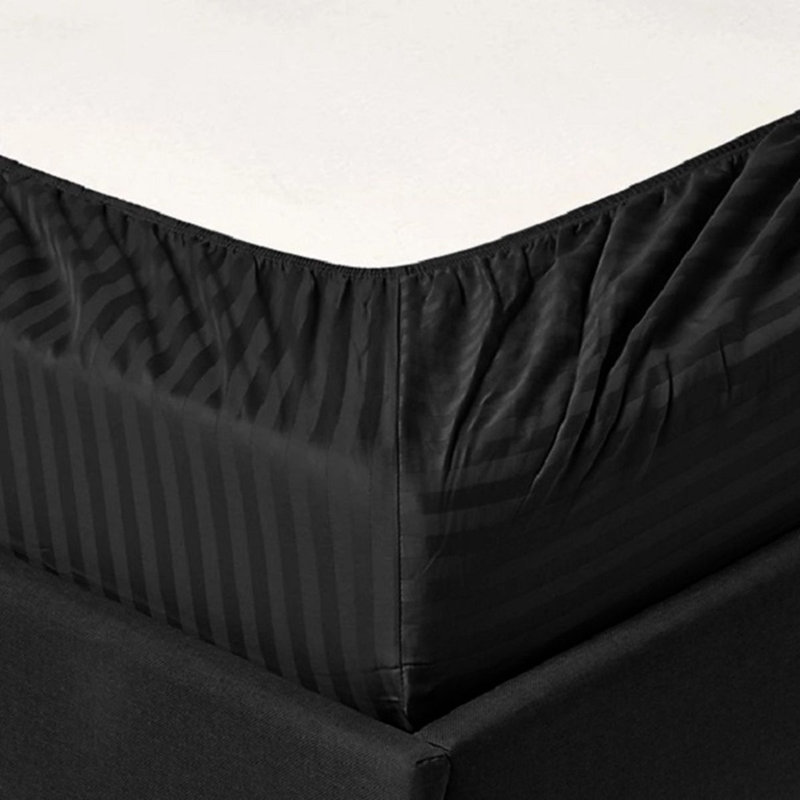Ensemble de draps en coton de qualité égyptienne 600 fils Oxford, Ensemble de draps pour lit simple TG + un drap-hou