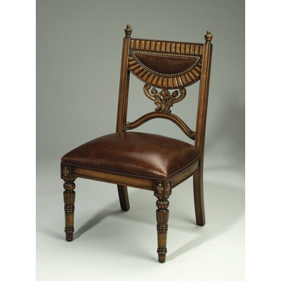 Faux Leather Side Chair