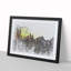 Melbourne Australia Skyline in Abstract - Picture Frame Graphic Art Print-55740050-55740052