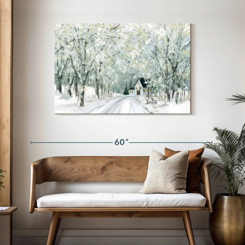 Christmas Lane, 30" H x 45" W