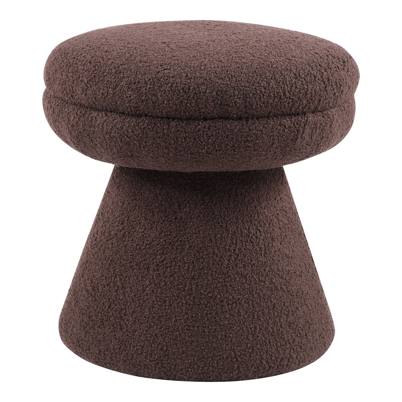 Tabouret d'appoint Rachal, Brun