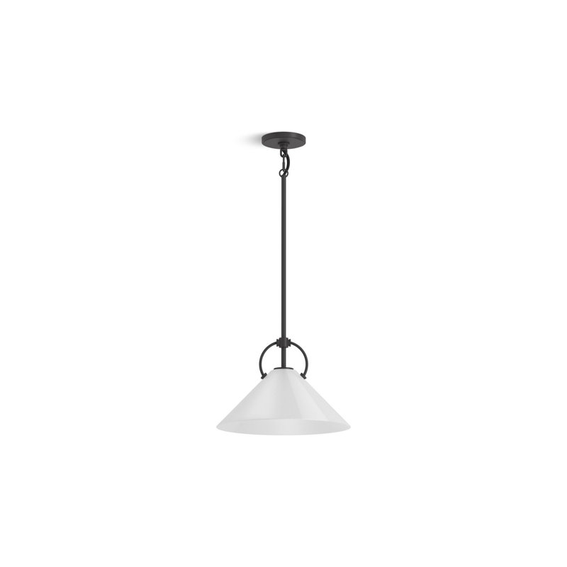 Kernen By Studio McGee 14 in. Pendant, Matte Black