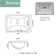 Nantucket Sinks Great Point 12.88'' Ceramic Rectangular Bathroom Sink with Overflow