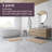 Lavish Home Set of 2 Memory Foam Bath Mats, Taupe-1348629320