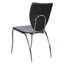 Chaise d'appoint empilable noire Jevgeniy