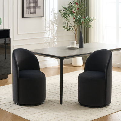 Fauteuil pivotant en tonneau rembourré - robuste et confortable