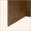 1 table basse ronde brun clair PCS