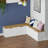 L-Shaped Shoe Bench  Corner Breakfast Nook Bench With Storage Space For Entryway