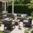 L-Shaped Rattan Outdoor Patio Sofa Set-171392812-200797401