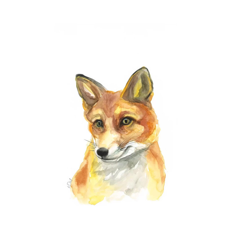 Fox by Kirsten Dill - Wrapped Canvas Gallery-Wrapped Canvas Giclée, 101.6cm H x 66.04cm W