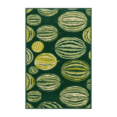  Washable Winter Melon Fruits Area Rug