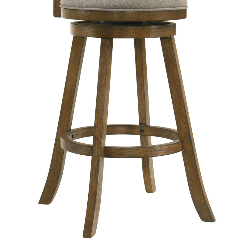 Ensemble de 3 tabourets de bar Kodi Modern Farmhouse, Gris, 3, Tabouret de bar (siège d'une hauteur de 30 po)