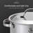 Shine 3ply Stainless Steel 7.1" Saucepot-118565008