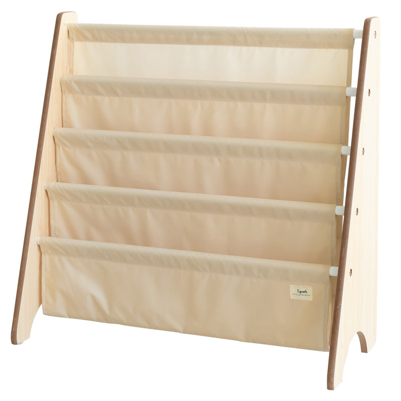 3 Sprouts - étagère à livres - bibliothèque pour enfants - bibliothèque pour chambre de bébé, beige