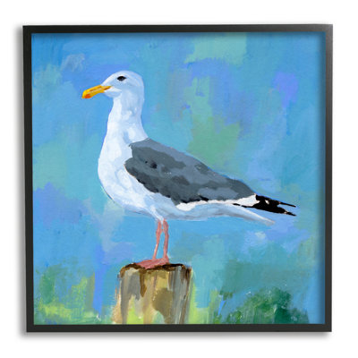 " Coastal Seagull Painting " Acrylic Painting
