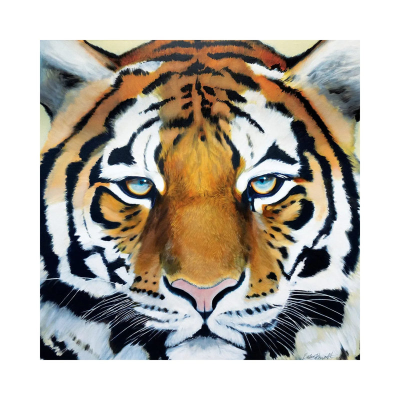 Tiger 1 Piece Wrapped Canvas Painting, 66.04 cm H x 66.04 cm W x 1.91 cm D