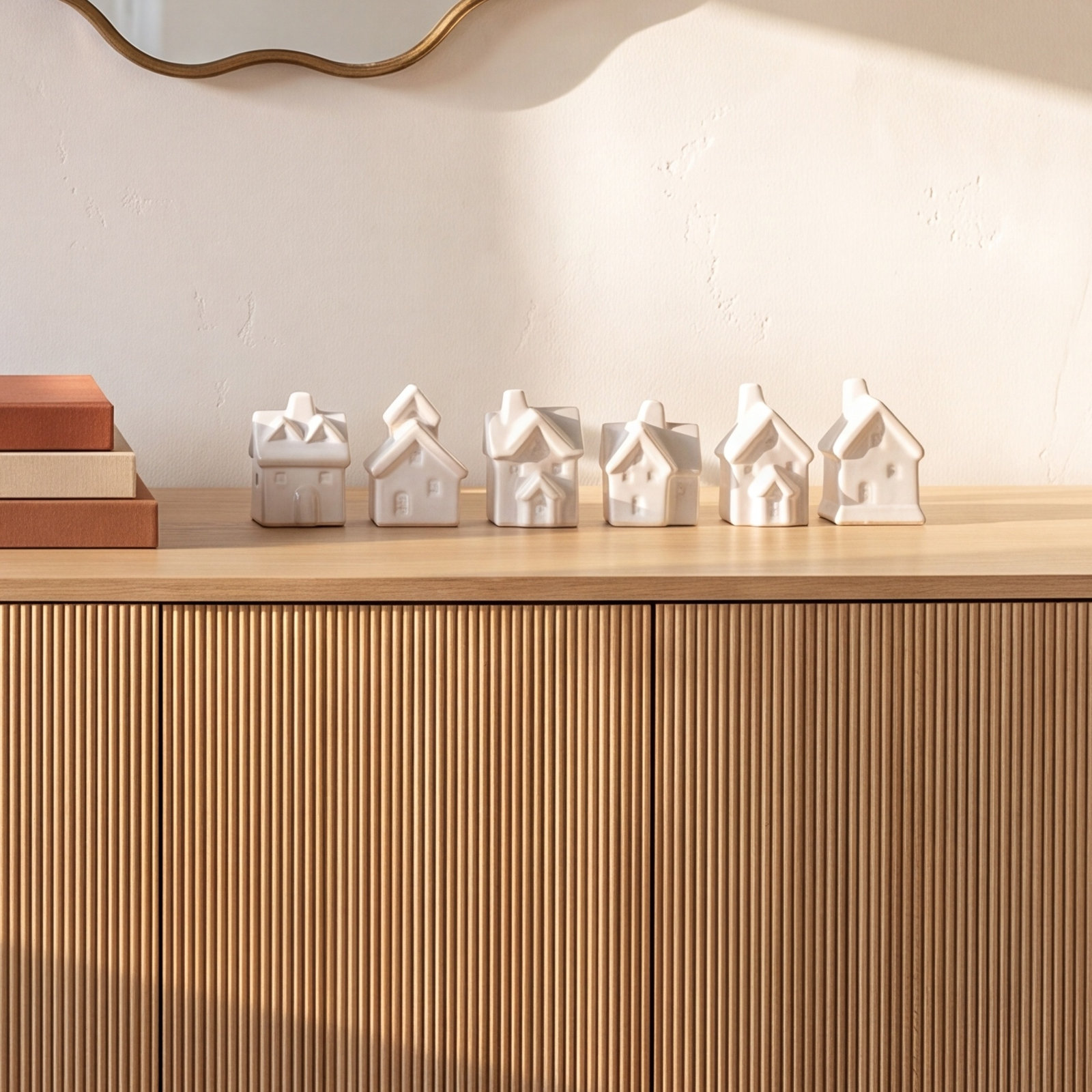Stoneware House Holiday Accent Set