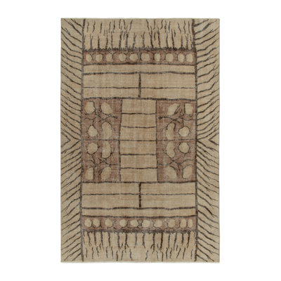 One-of-a-Kind Rectangle 5'4" x 9'2" Hand Knotted Area Rug