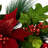 Faux Poinsettia 24'' Wreath