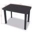 Dartmouth Rectangular Outdoor Dining Table With Umbrella Hole , 101cm cm W 68cm cm D-32989014