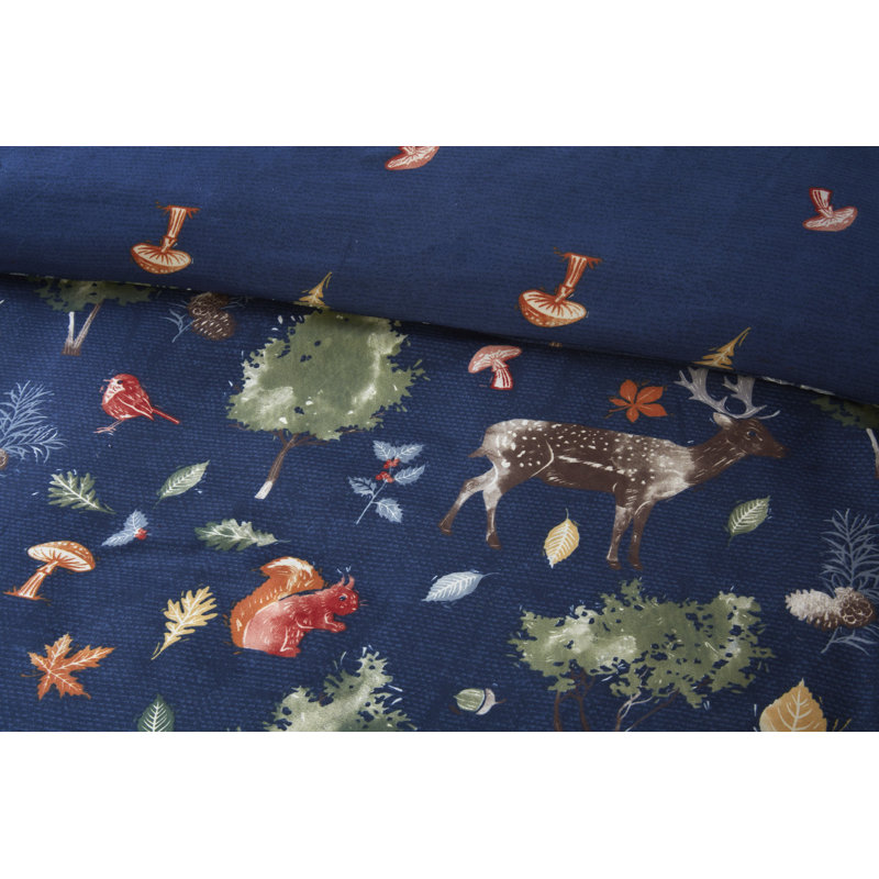 Chambery Microfiber Abstract Duvet Cover with Pillowcases Included, Kingsize Duvet Cover + 2 Pillowcases