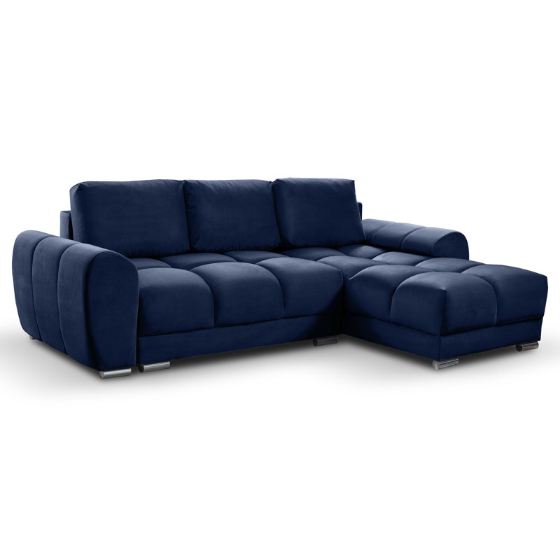 Lucillia 4 Seater Sofa Bed, Navy