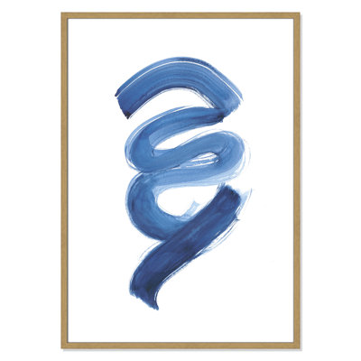 Coppola "Slinky Indigo I" Painting by Filippo Ioco