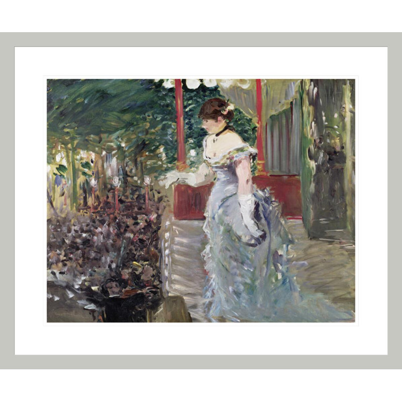 «Café concert» par estampe numérique encadrée, 23,5 po H x 28,02 po L