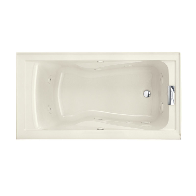 Evolution 60'' x 32'' Acrylic Bathtub, Linen
