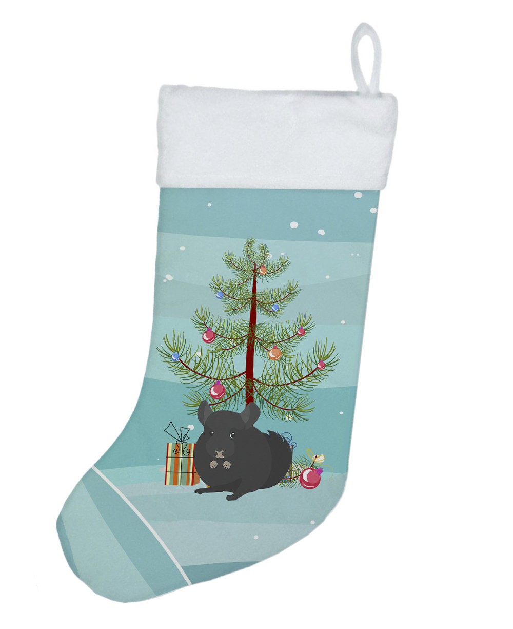 The Holiday Aisle® Chinchilla Merry Christmas Stocking | Wayfair