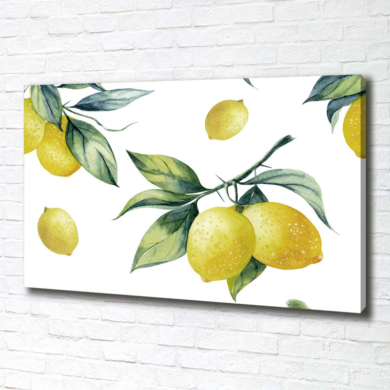 Lemons - Wrapped Canvas Print