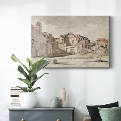 Croquis rétro-XLV, reproduction sur toile