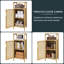 Amaal Bamboo Freestanding Linen Cabinet-2117977083
