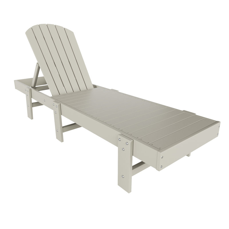 Méridienne inclinable en poly 77,7 po, Sable