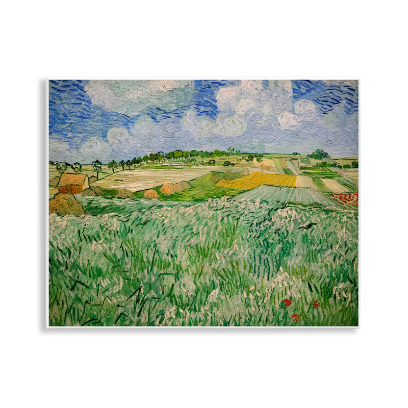 «Plain Near Auvers», peinture murale par Vincent Van Gogh
