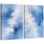 Coups de peinture abstraits, bleu vif et moderne-101791319-101791318
