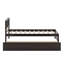 Structure de lit plateforme en bois avec lit gigogne-2048589209