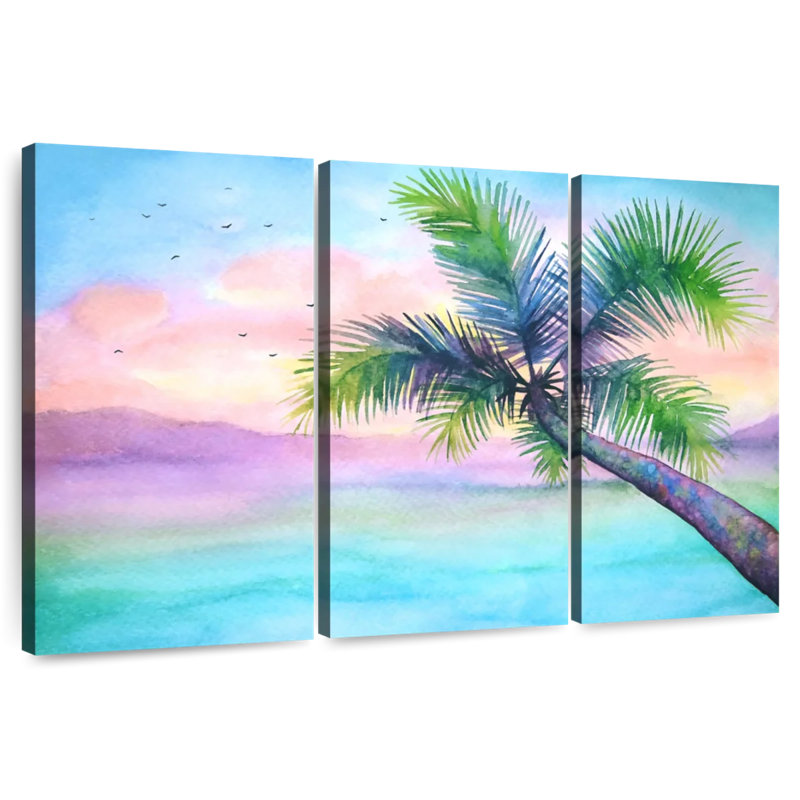 Palm Tree, 14" H x 23" W