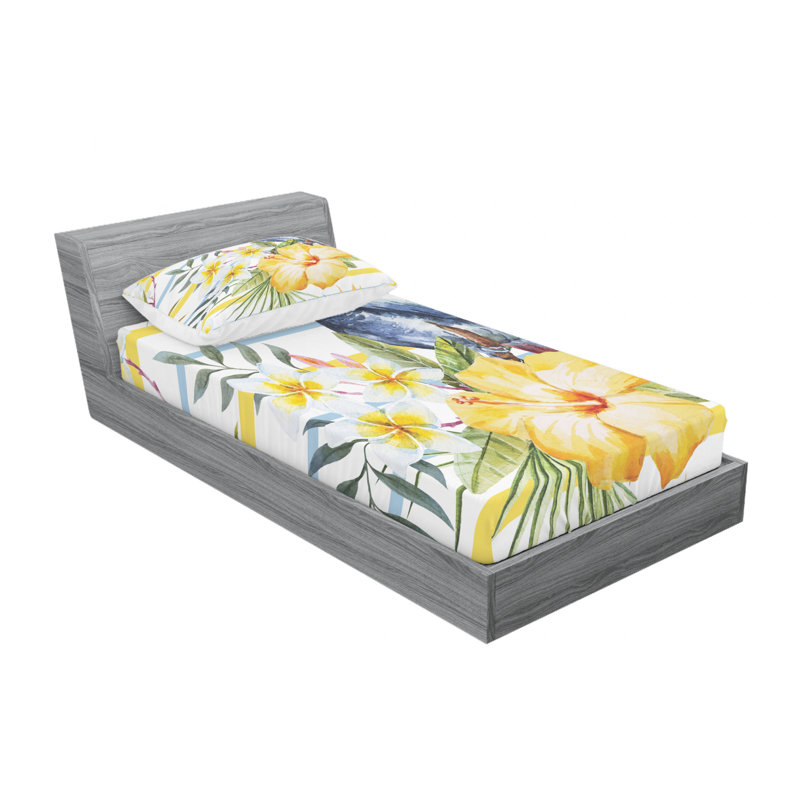 Microfiber Sheet Set, Twin XL Sheet Set with Fitted Sheet