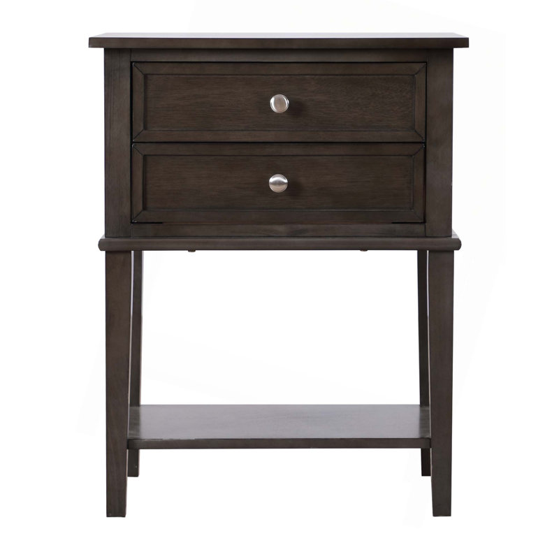 Table de chevet Newton G069-N, cappuccino, Gris