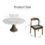 Ensemble de table de salle à manger rotative Lazy Susan de style Mid-Century (1 table 4/6/8)-2017966082-2017966093-2017966095