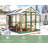  Grower’s Haven AMERLIFE Greenhouse - Outdoor Aluminum Polycarbonate Greenhouse With Ventilation And Rain Gutter, Double Doors With Hook, Walk In Greenhouse For Outdoors, Backyard, Garden-100134486-100134485