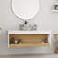 Ensemble de meuble-lavabo flottant 36 po - Design mural peu encombrant avec vasque-1805064823