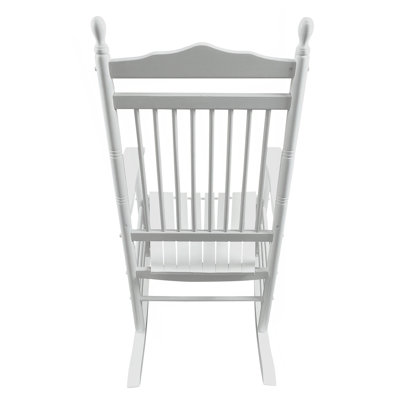Chaise berçante balcon pour adulte - blanc